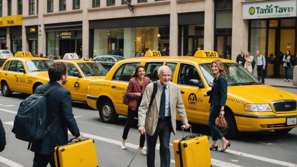 Préparer voyage en taxi